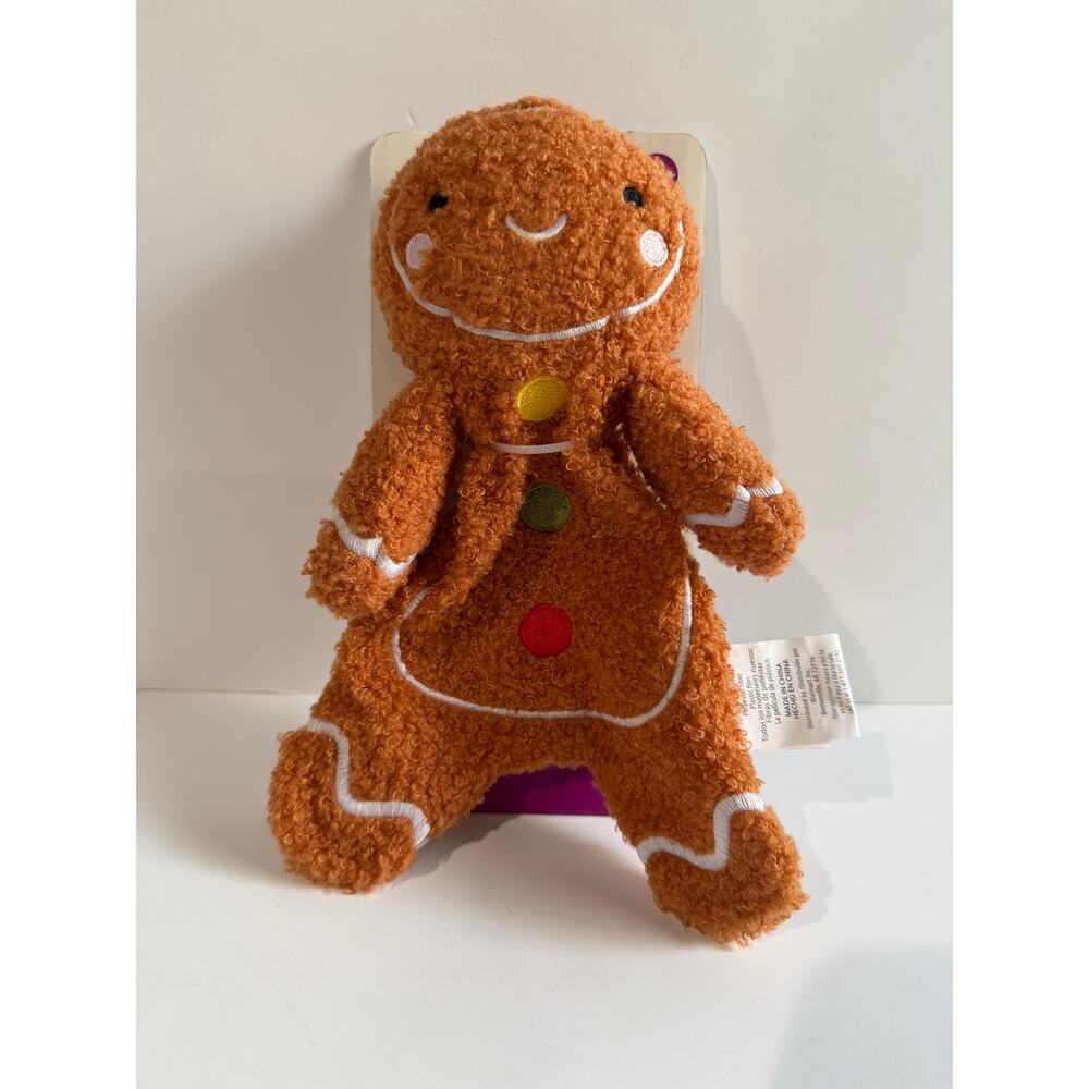 Parents Choice Walmart Holiday Soft Baby Lovey Gingerbread Man Brown Christmas